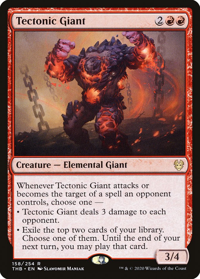 Tectonic Giant [Theros Beyond Death] | Gate City Games LLC