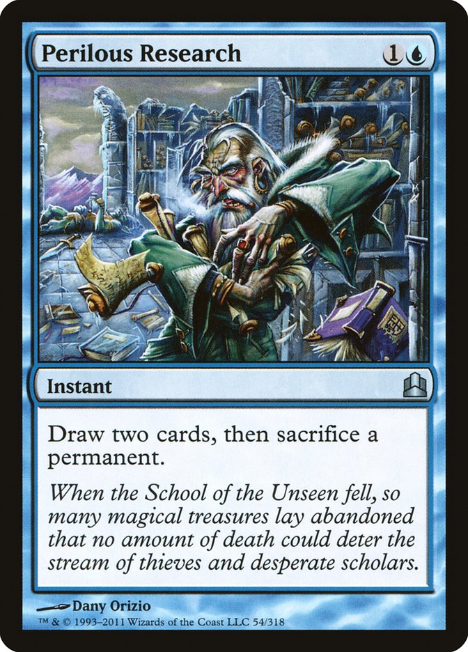 Perilous Research [Commander 2011] | Gate City Games LLC