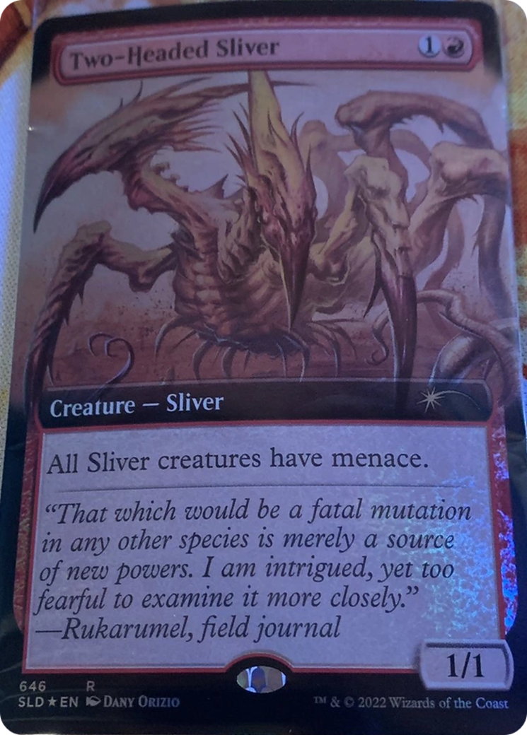 Two-Headed Sliver (Extended Art) [Secret Lair Drop Promos] | Gate City Games LLC