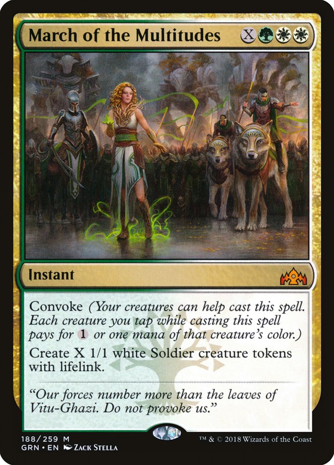 March of the Multitudes [Guilds of Ravnica] | Gate City Games LLC