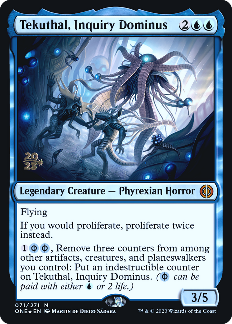 Tekuthal, Inquiry Dominus [Phyrexia: All Will Be One Prerelease Promos] | Gate City Games LLC