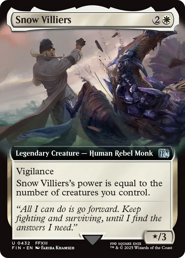 Snow Villiers (Extended Art) [FINAL FANTASY] | Gate City Games LLC