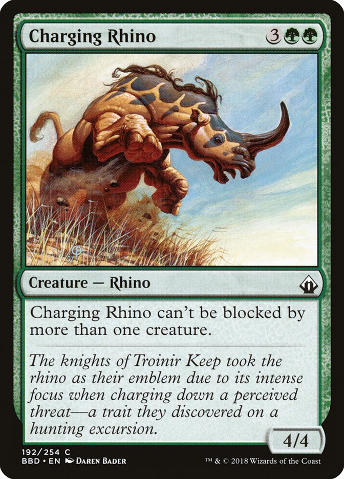 Charging Rhino [Battlebond] | Gate City Games LLC