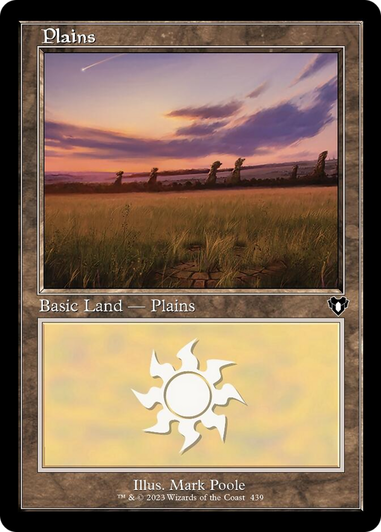 Plains (439) (Retro) [Commander Masters] | Gate City Games LLC