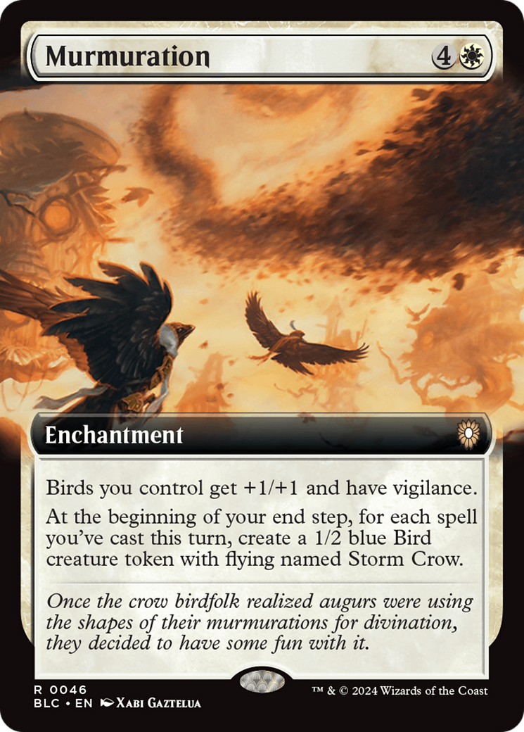 Murmuration (Extended Art) [Bloomburrow Commander] | Gate City Games LLC