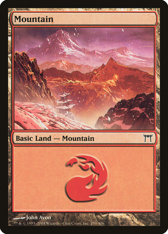 Mountain (299) [Champions of Kamigawa] | Gate City Games LLC