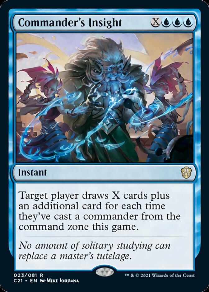 Commander's Insight [Commander 2021] | Gate City Games LLC