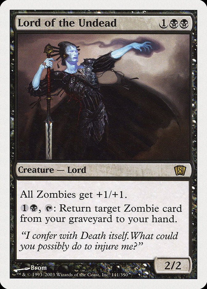 Lord of the Undead (8th Edition) [Oversize Cards] | Gate City Games LLC