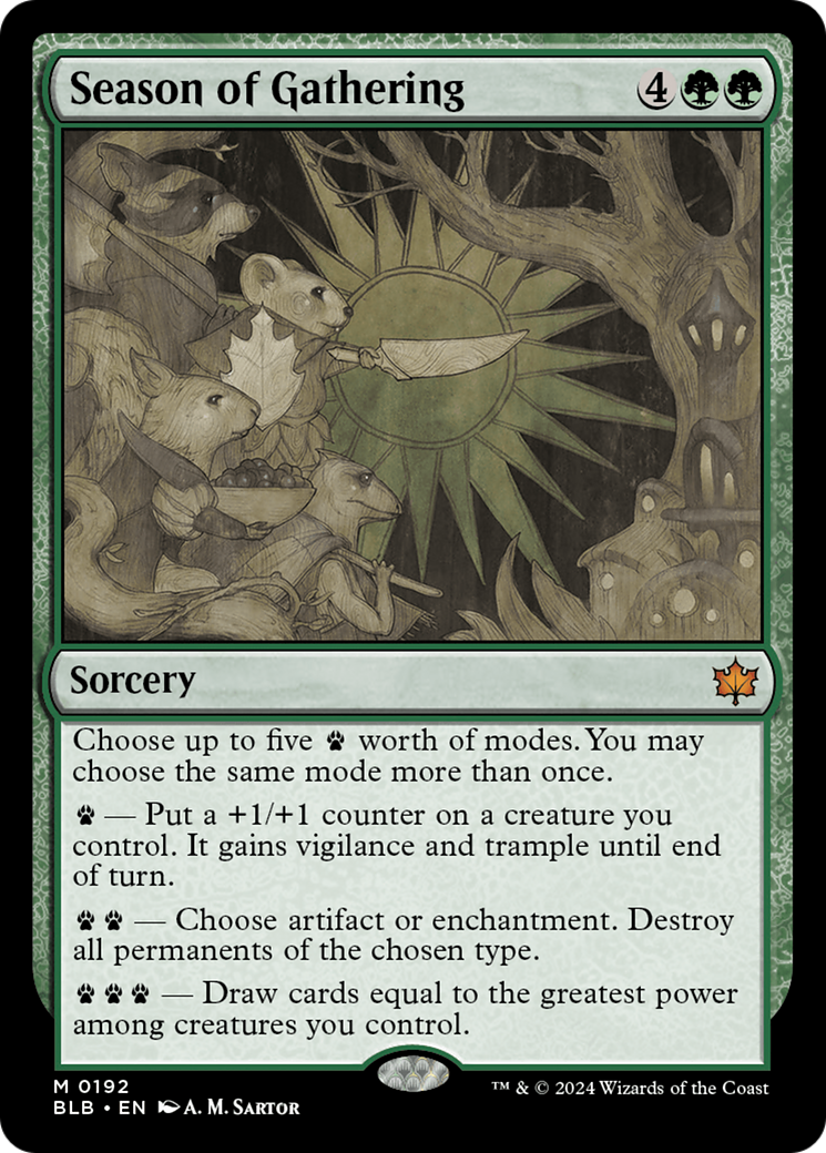 Season of Gathering [Bloomburrow] | Gate City Games LLC