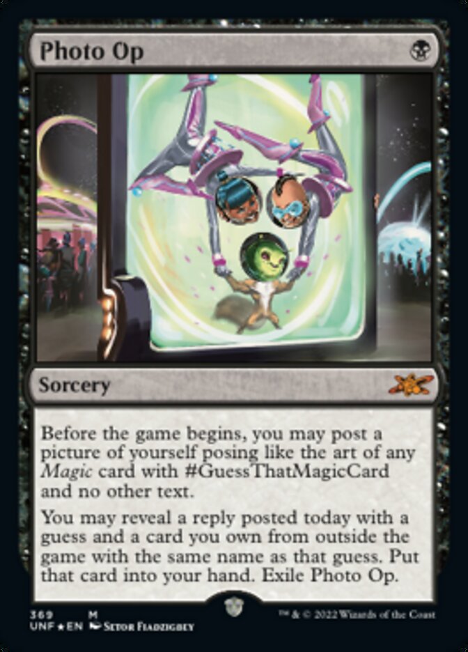 Photo Op (Galaxy Foil) [Unfinity] | Gate City Games LLC