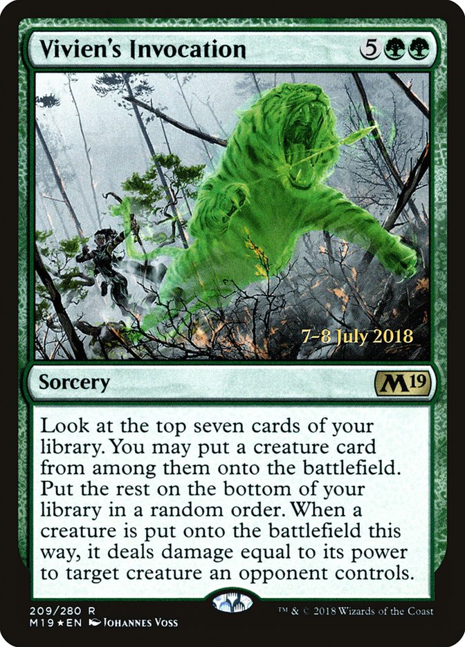 Vivien's Invocation [Core Set 2019 Prerelease Promos] | Gate City Games LLC