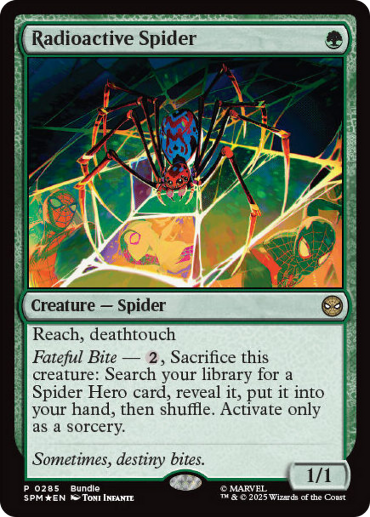 Radioactive Spider [Marvel's Spider-Man Promos] | Gate City Games LLC