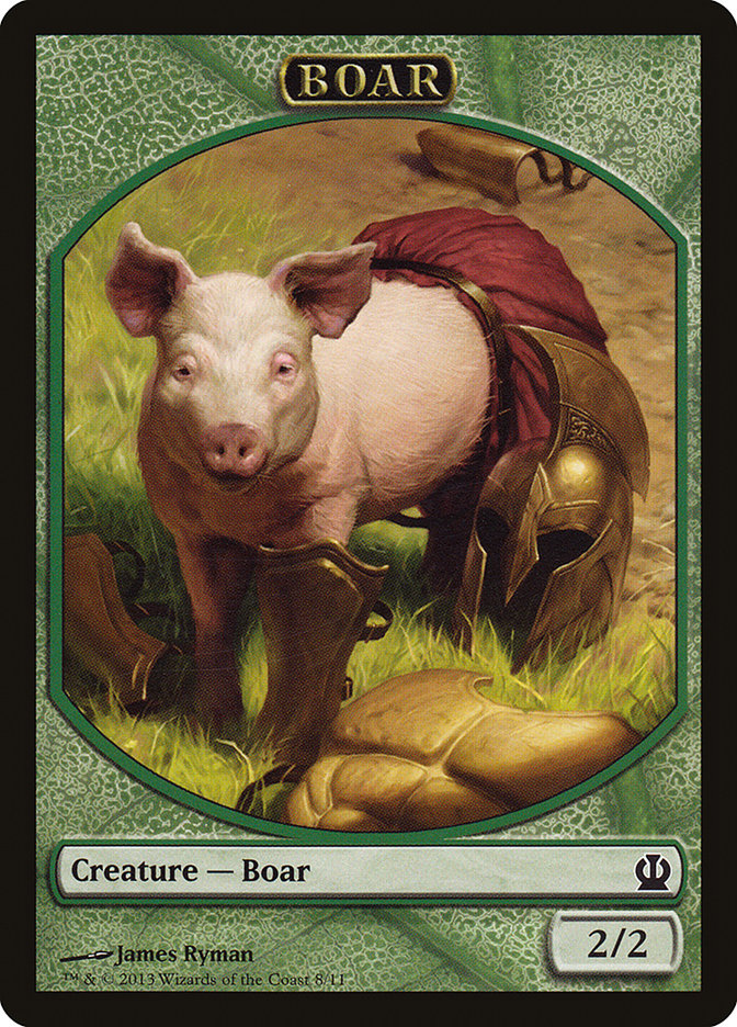 Boar Token [Theros Tokens] | Gate City Games LLC