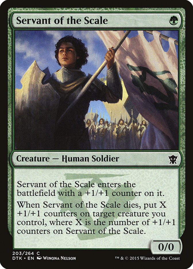 Servant of the Scale [Dragons of Tarkir] | Gate City Games LLC