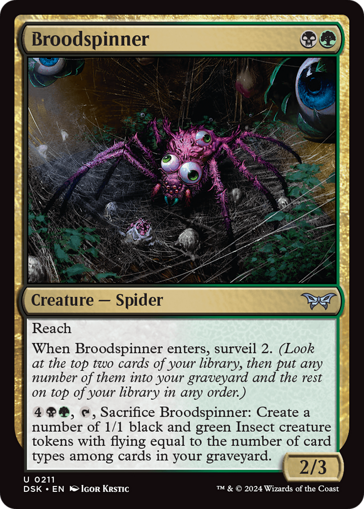 Broodspinner [Duskmourn: House of Horror] | Gate City Games LLC