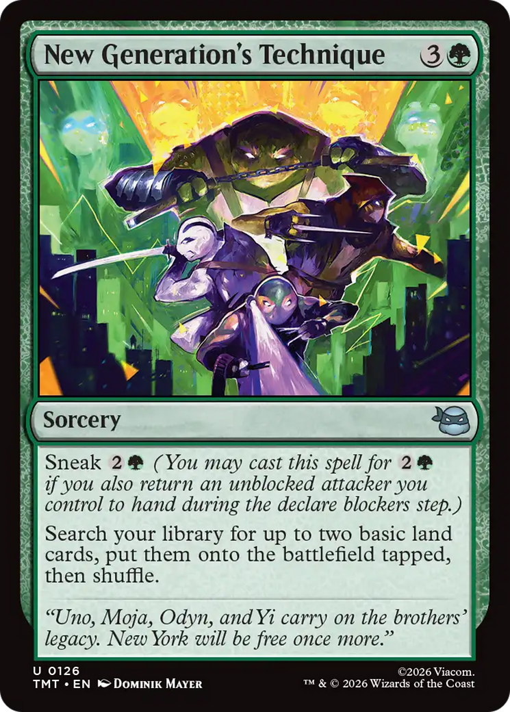 New Generation's Technique [Teenage Mutant Ninja Turtles] | Gate City Games LLC