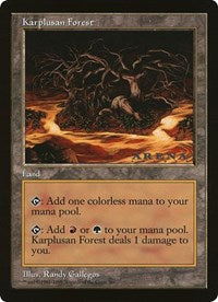 Karplusan Forest (Oversized) [Oversize Cards] | Gate City Games LLC