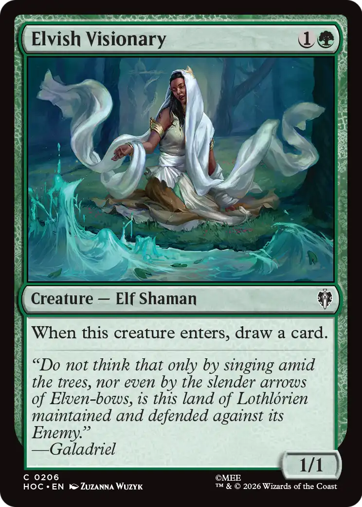 Elvish Visionary [The Hobbit: Eternal-Legal] | Gate City Games LLC
