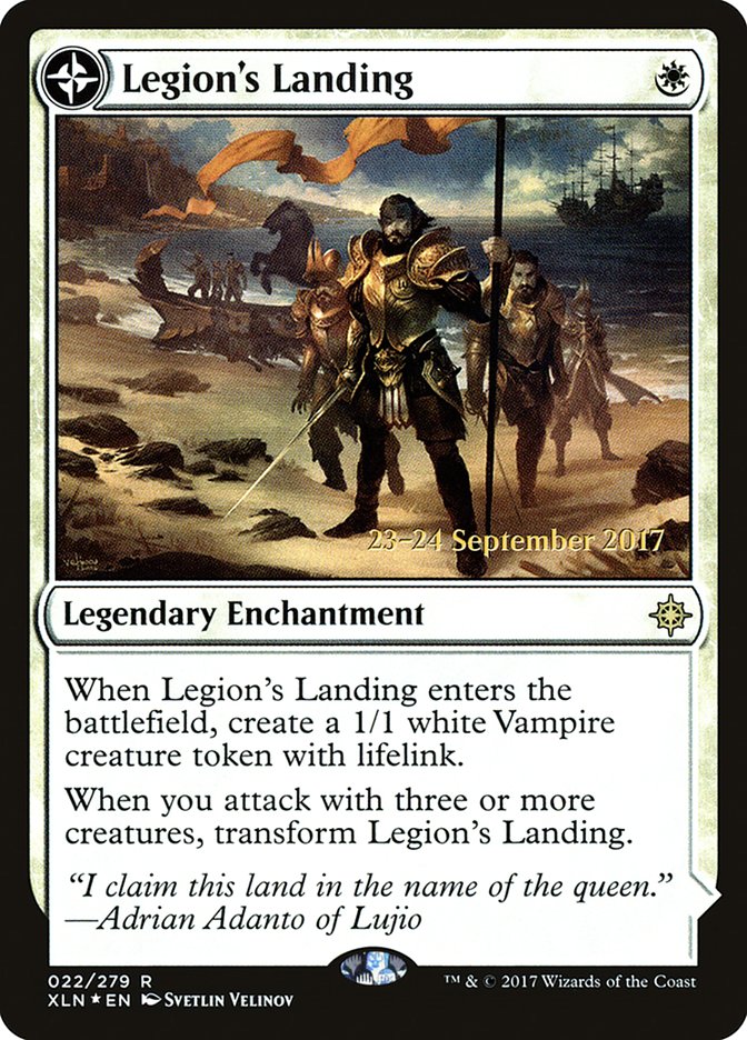 Legion's Landing // Adanto, the First Fort [Ixalan Prerelease Promos] | Gate City Games LLC