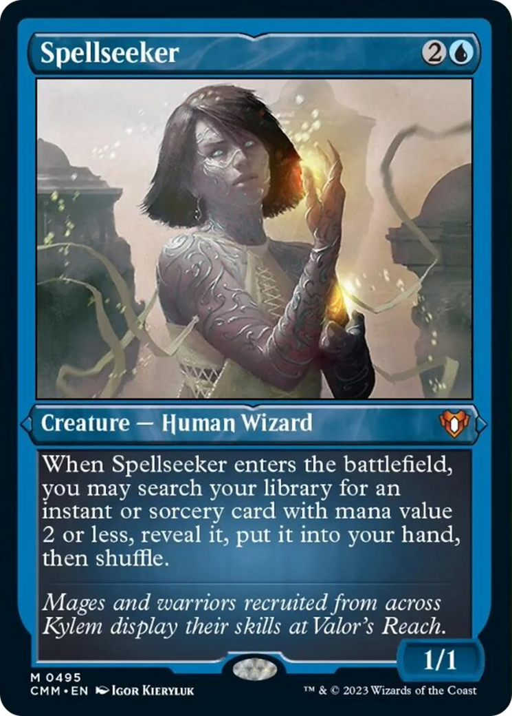 Spellseeker (Foil Etched) [Commander Masters] | Gate City Games LLC
