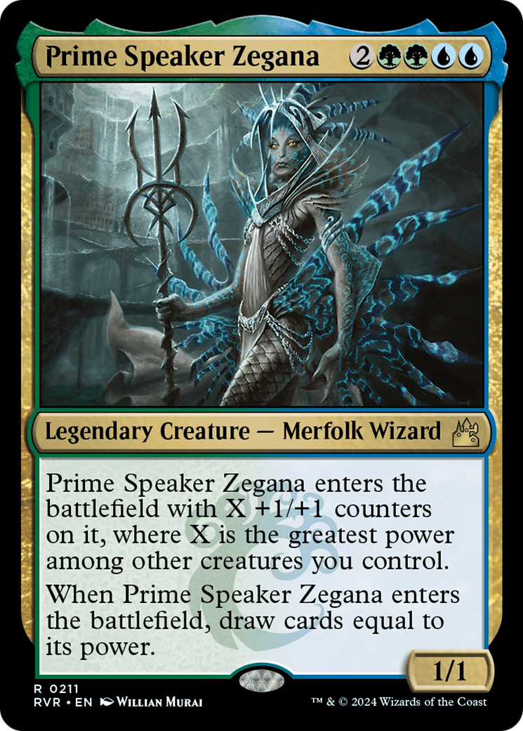 Prime Speaker Zegana [Ravnica Remastered] | Gate City Games LLC