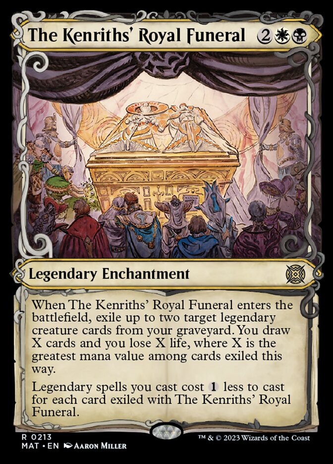 The Kenriths' Royal Funeral (Showcase Halo Foil) [March of the Machine: The Aftermath] | Gate City Games LLC
