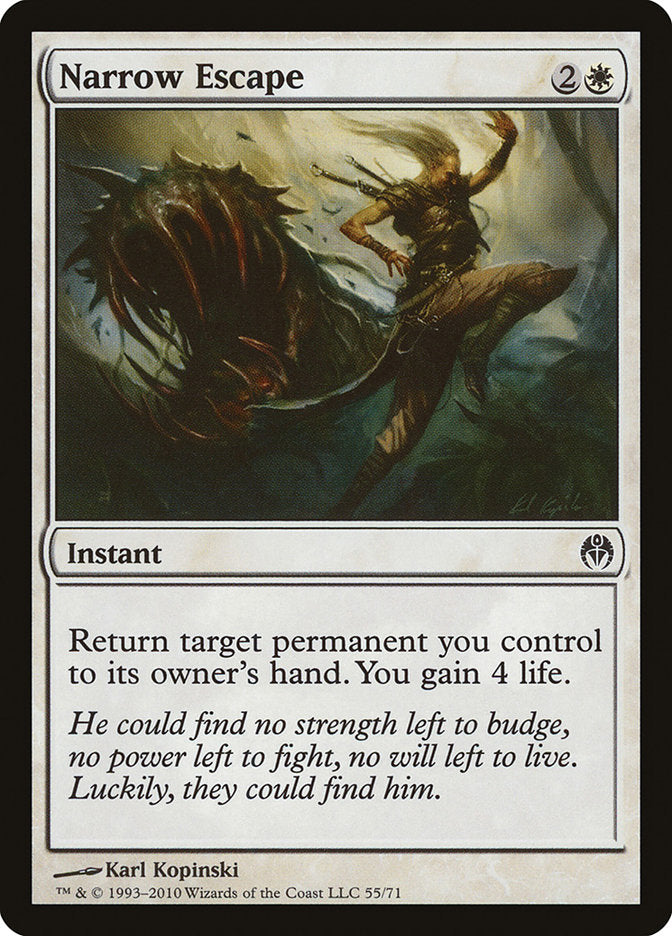 Narrow Escape [Duel Decks: Phyrexia vs. the Coalition] | Gate City Games LLC