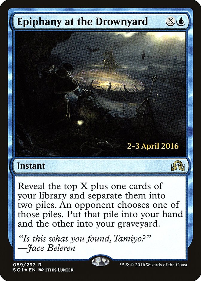 Epiphany at the Drownyard [Shadows over Innistrad Prerelease Promos] | Gate City Games LLC