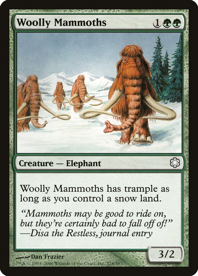 Woolly Mammoths [Coldsnap Theme Decks] | Gate City Games LLC