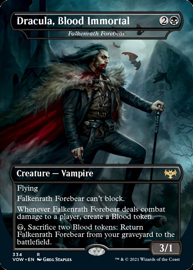 Falkenrath Forebear - Dracula, Blood Immortal [Innistrad: Crimson Vow] | Gate City Games LLC
