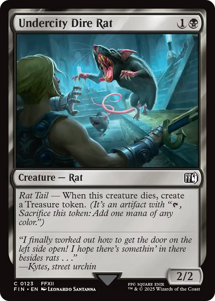 Undercity Dire Rat [FINAL FANTASY] | Gate City Games LLC