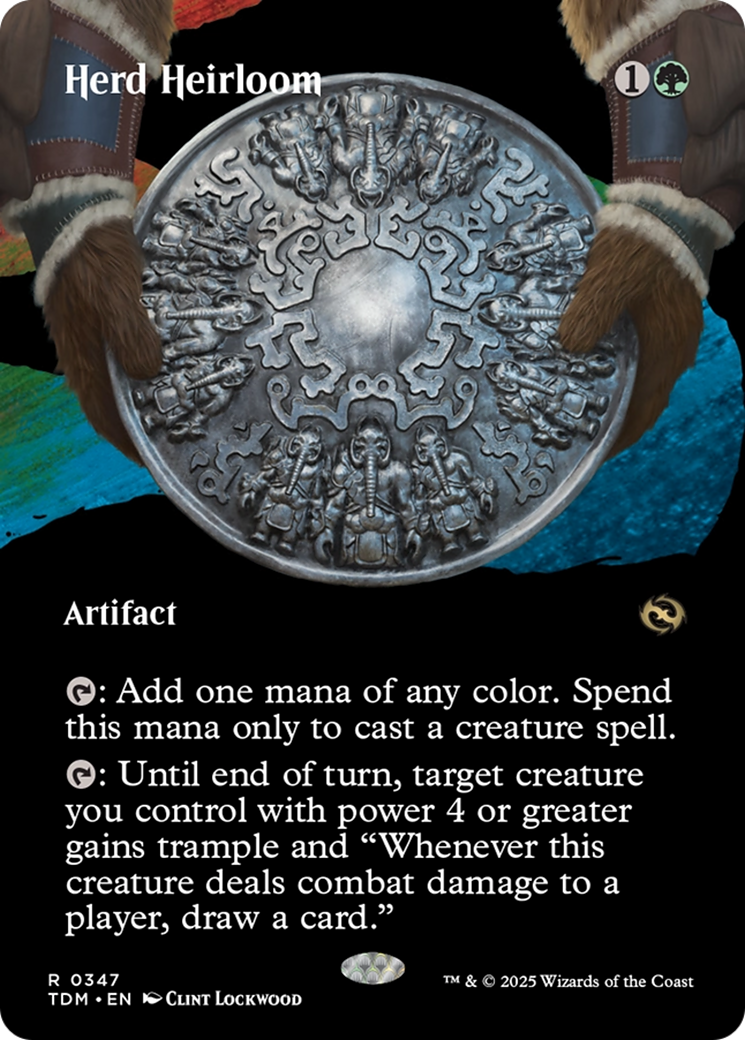 Herd Heirloom (Borderless) [Tarkir: Dragonstorm] | Gate City Games LLC