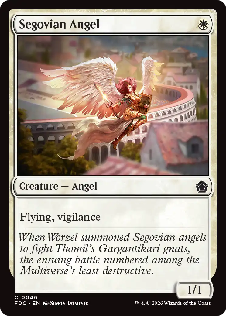 Segovian Angel [Foundations Commander] | Gate City Games LLC