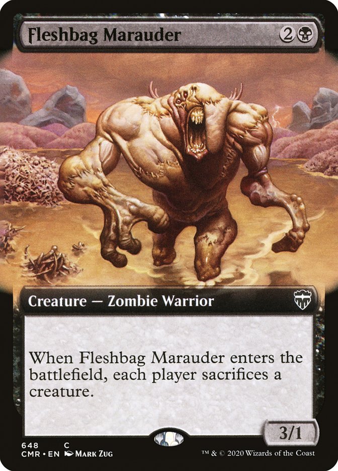 Fleshbag Marauder (Extended Art) [Commander Legends] | Gate City Games LLC