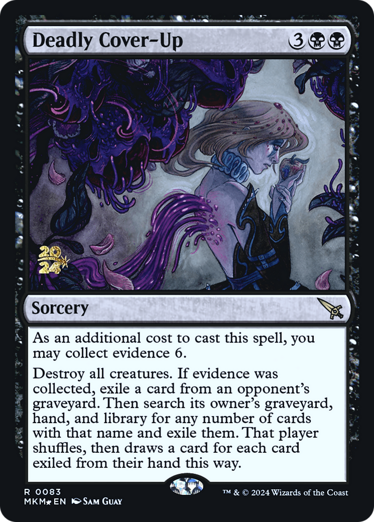 Deadly Cover-Up [Murders at Karlov Manor Prerelease Promos] | Gate City Games LLC