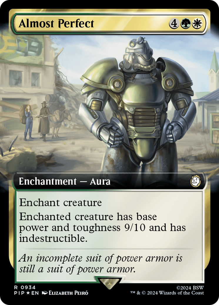 Almost Perfect (Extended Art) (Surge Foil) [Fallout] | Gate City Games LLC