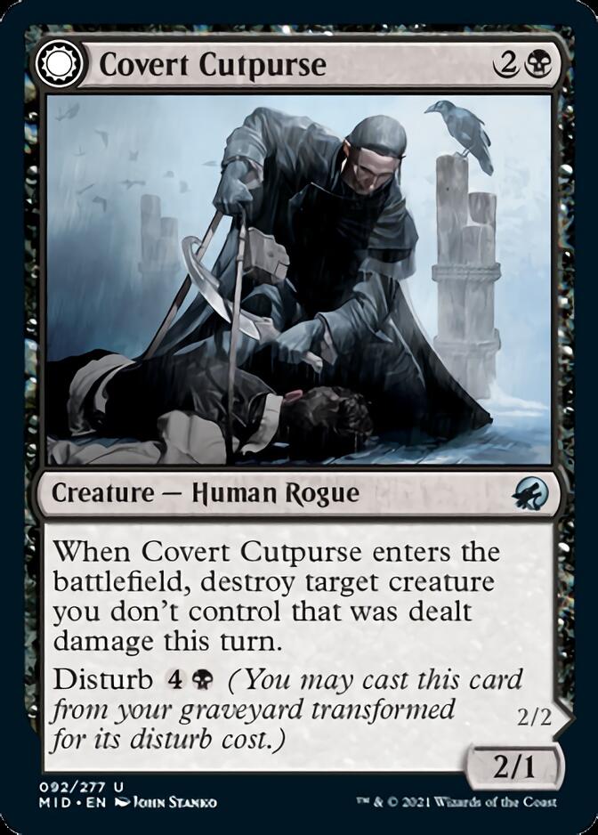 Covert Cutpurse // Covetous Geist [Innistrad: Midnight Hunt] | Gate City Games LLC