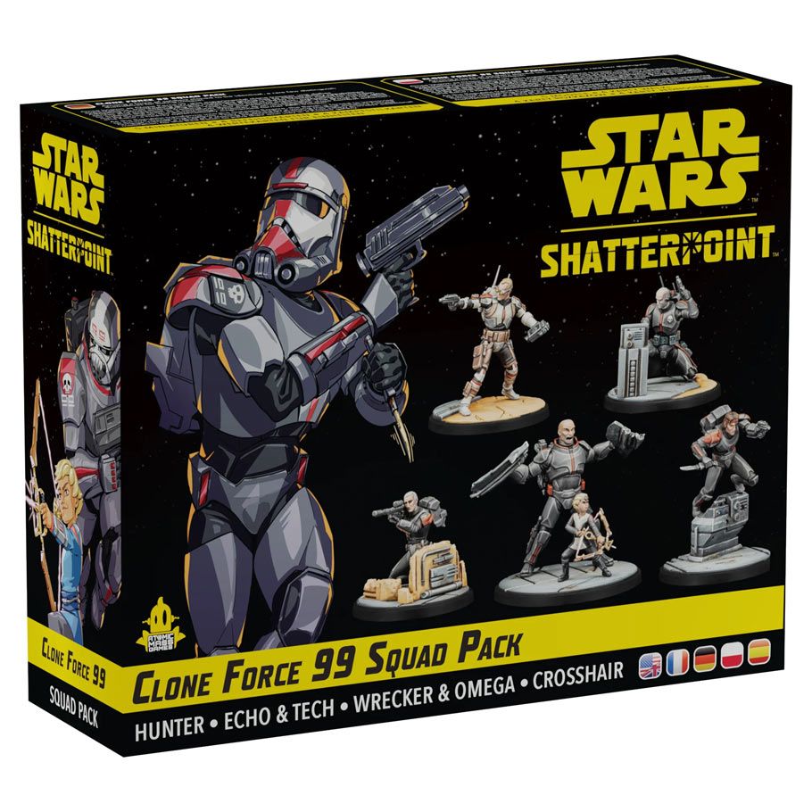 Star Wars Shatterpoint: Clone Force 99 Squad Pack | Gate City Games LLC