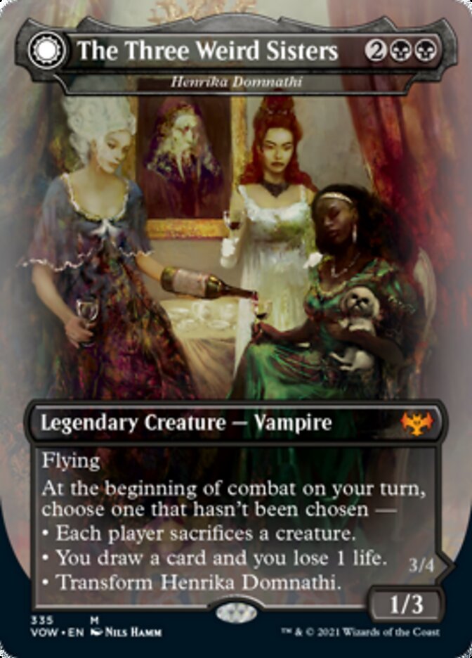 Henrika Domnathi // Henrika, Infernal Seer - The Three Weird Sisters // Fiends of Darkest Night [Innistrad: Crimson Vow] | Gate City Games LLC