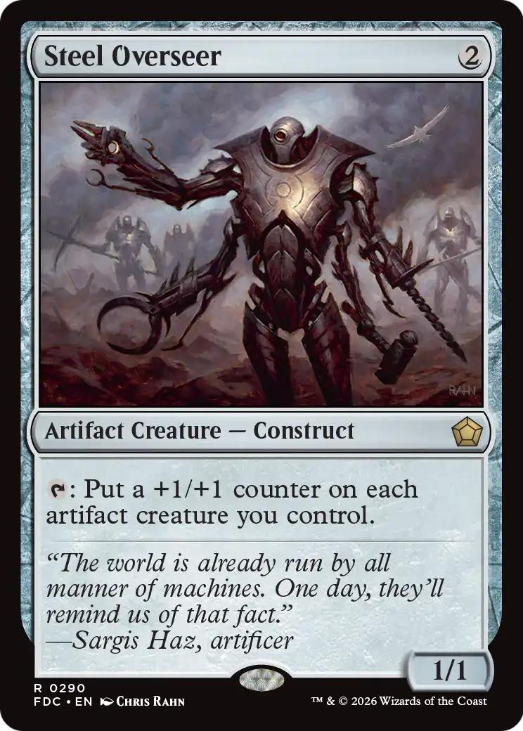 Steel Overseer [Foundations Commander] | Gate City Games LLC