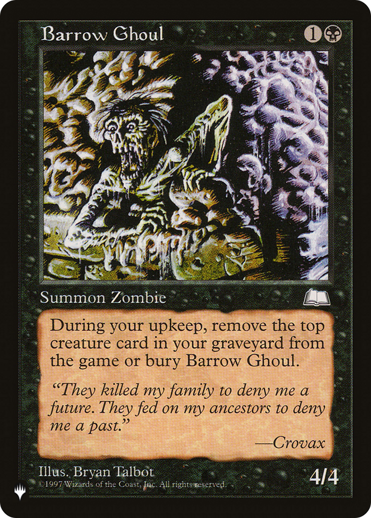 Barrow Ghoul [The List] | Gate City Games LLC