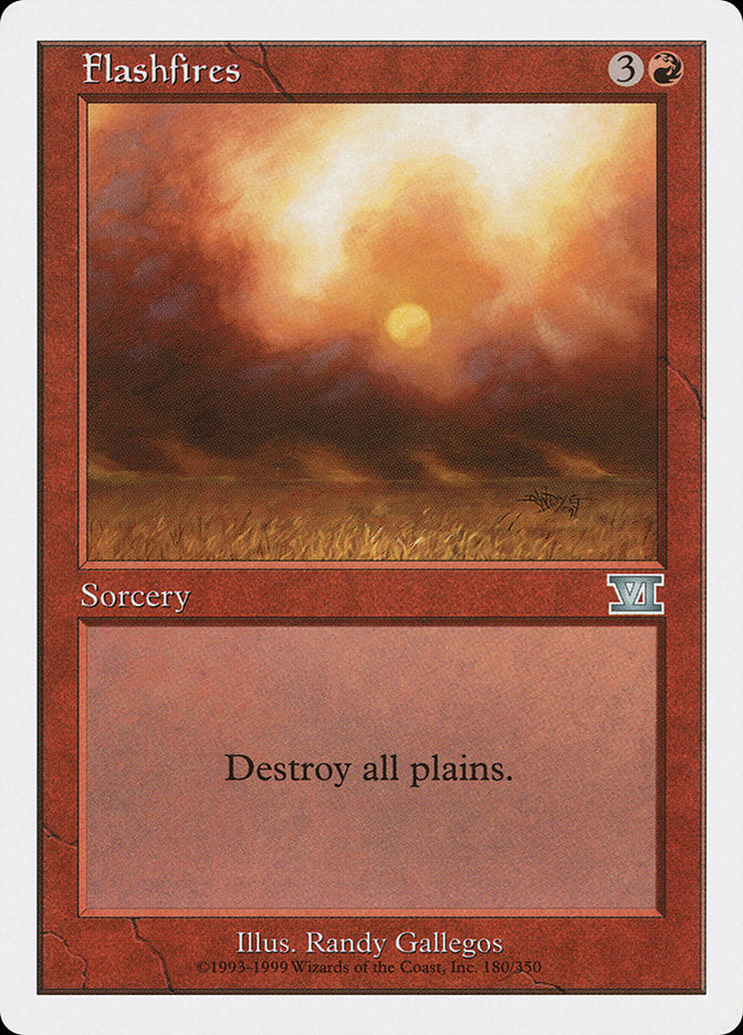 Flashfires [Classic Sixth Edition] | Gate City Games LLC