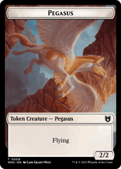 Pirate // Pegasus Double-Sided Token [Wilds of Eldraine Commander Tokens] | Gate City Games LLC