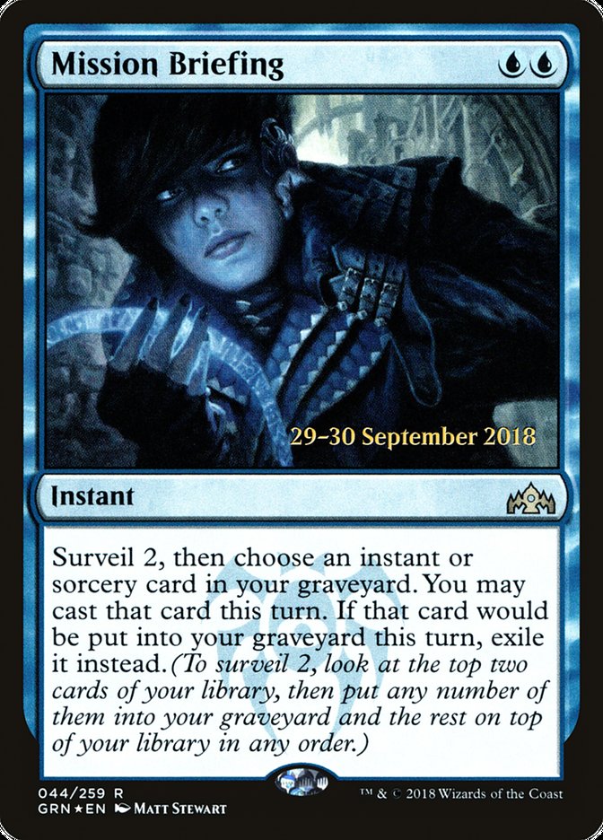 Mission Briefing [Guilds of Ravnica Prerelease Promos] | Gate City Games LLC