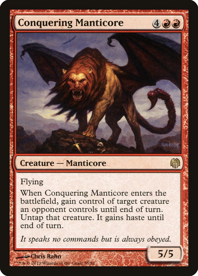 Conquering Manticore [Duel Decks: Heroes vs. Monsters] | Gate City Games LLC