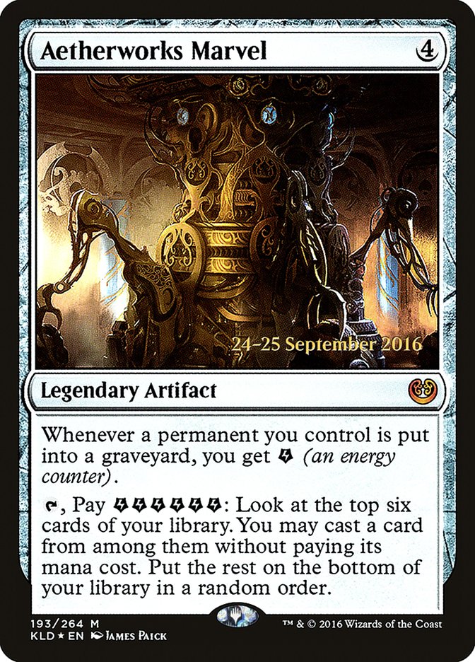 Aetherworks Marvel [Kaladesh Prerelease Promos] | Gate City Games LLC