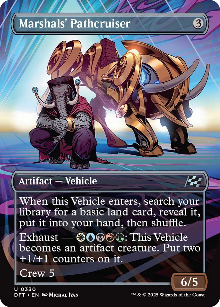 Marshals' Pathcruiser (Borderless) [Aetherdrift] | Gate City Games LLC