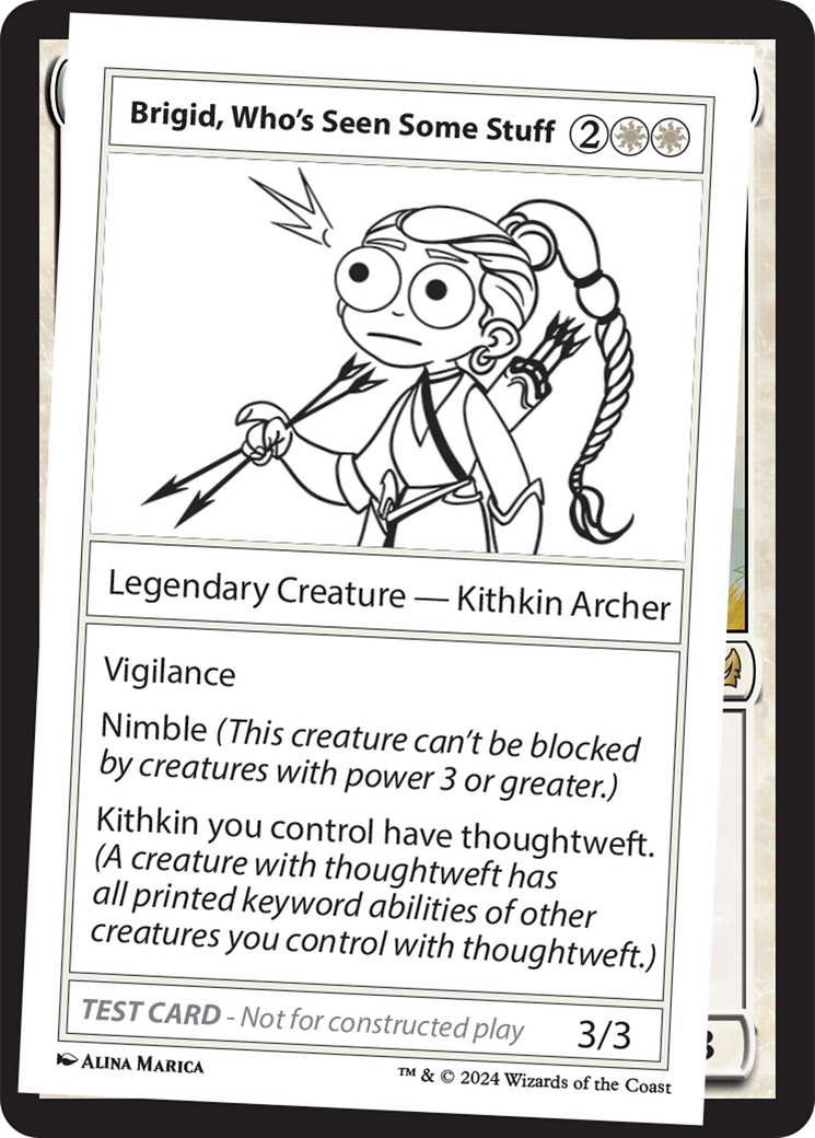 Brigid, Who's Seen Some Stuff [Mystery Booster 2 Playtest Cards] | Gate City Games LLC