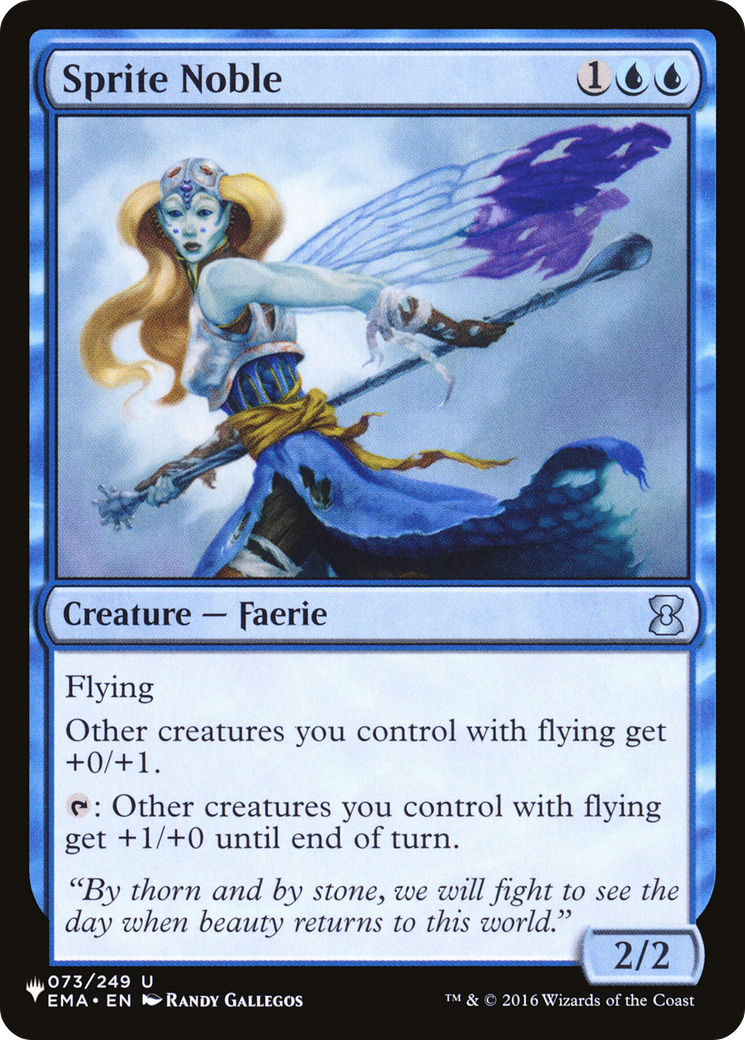 Sprite Noble [The List] | Gate City Games LLC