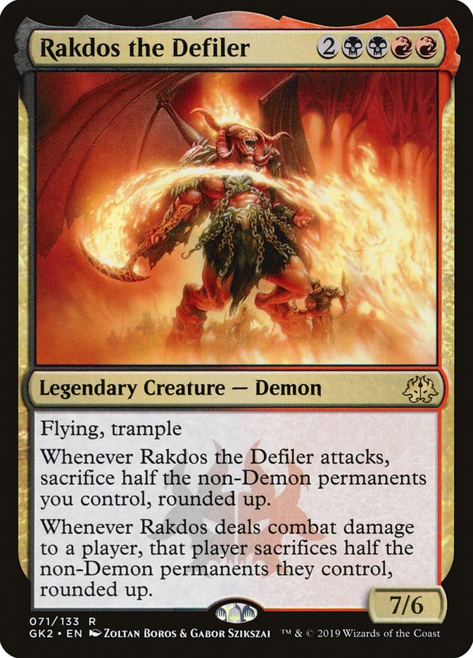 Rakdos the Defiler [Ravnica Allegiance Guild Kit] | Gate City Games LLC